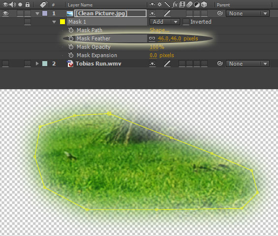 After Effects Basics - Masking - Feathering