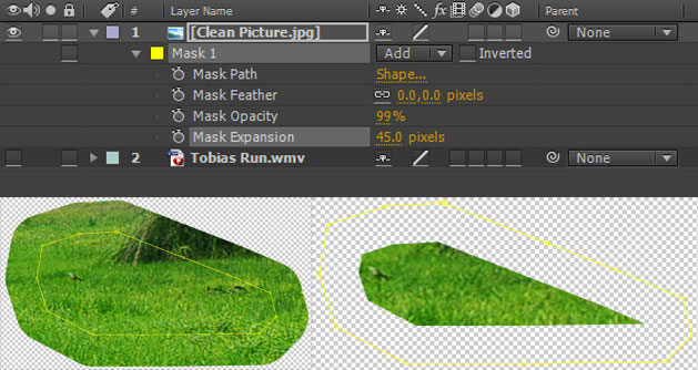 After Effects Basics - Masking - Mask Expansion