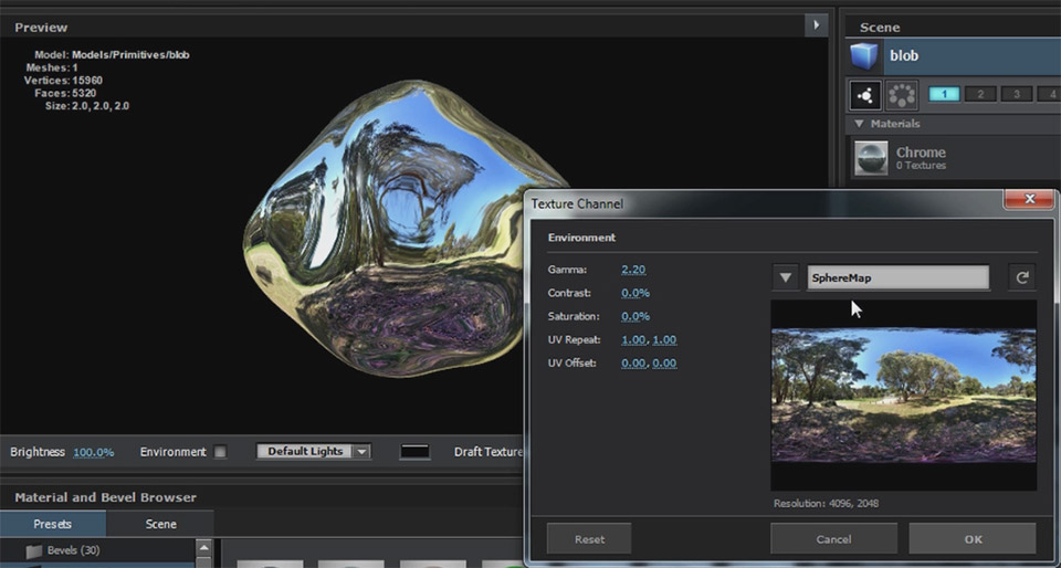 3D Integration With Element 3D 5 - Environment Map