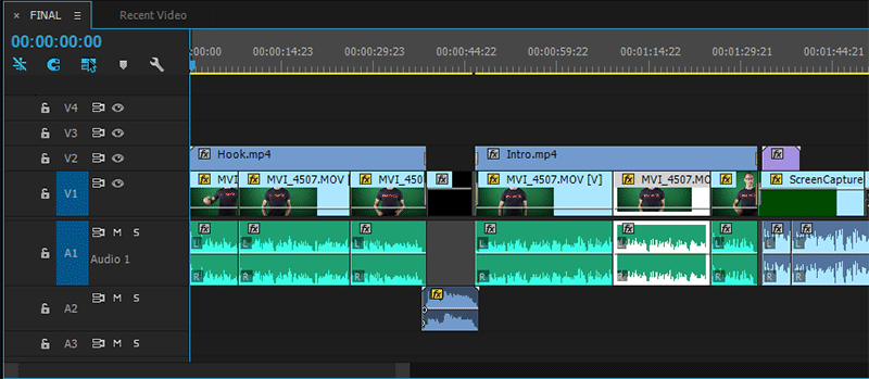 Premiere Pro Edited Sequence